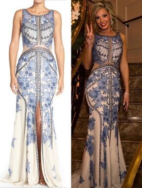 Terani Couture Terani Couture Embellished Sleeveless Gown Size 6